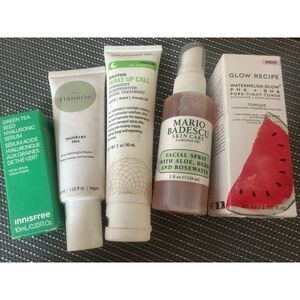 New Lot Of 5 Skincare Lot Goldfaden MD Glow Recipe Flanerie Mario Badescu